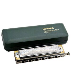 Hohner 270-C Super Chromonica Professional Chromatic Harmonica Harp Key of C